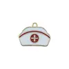 20 Gorros de Enfermera con Goteo de Aceite, Botes de Medicina para Enfermeras, Jeringas Termómetro, Colgantes para Ropa, Accesorios de Colgantes para Pulseras de Collares DIY