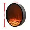 Gabinete Triangular para Chimenea con Fuego Electrónico de Forma Irregular, Calefacción de Pared de Fondo de Estufa de Arco Semicircular en Forma de L Empotrada, Otros