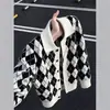 Suéter Cardigan Argyle Fair Isle para Hombre Otoño Perezoso Relajado Suéter de Punto Suave Ropa Exterior Estilo Old Money