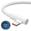 Cabo de Dados para Carregamento Super Rápido 120W com Cotovelo Linha Curta para Celular Huawei VIVO Glory OPPO Xiaomi