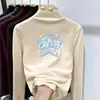 Ropa interior térmica para niñas Top con volantes para niños Se puede usar por fuera Elegante ropa interior de terciopelo alemán Ropa de otoño e invierno para niñas pequeñas