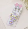 Joyería nueva para niños Frozen princesa Elsa Cenicienta colgante collar pulsera aretes traje