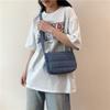 Bolso pequeño con chaqueta acolchada de algodón retro de comercio exterior, nueva moda 2024, bolso bandolera de algodón con bordado, mini bolso bandolera