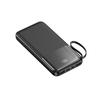 Novo Padrão Nacional 3C Certificado Carregamento Rápido Power Bank com Cabo, Powerbank de Capacidade Total, Fonte de Alimentação Móvel para Presente Personalizado