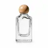 Frasco de Vidro para Perfume de 100ml de Alta Transparência Tamanho Pequeno Corpo Quadrado Criativo Frasco de Embalagem para Perfume Suporta Personalização e Prova de Amostra