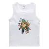 Chaleco de Verano para Niños de Minecraft Estilo Coreano Algodón Puro Camiseta Básica Casual Transpirable Dulce Chaleco sin Mangas para Niños Medianos