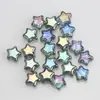 Nuevo colgante de estrella mágica de cinco puntas con agujero de 8 mm, cuentas de vidrio de cristal, accesorios para joyería de cuentas hechas a mano DIY, venta al por mayor