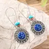 Brincos de gota retrô de moda personalizados, brincos longos e quentes de fronteira, joias criativas no atacado na Europa e nos Estados Unidos