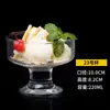 Copo de Sorvete Criativo, Copo de Suco, Copo de Milkshake de Vidro, Copo de Sorvete Transparente, Copo de Sorvete, Copo para Sobremesa, Iogurte e Pudim