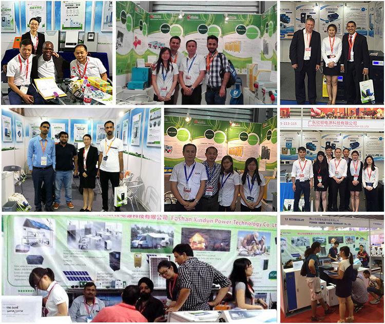 Xinton Power participó en una exposición de estilo fotovoltaico 欣顿电源参加光伏展会风采