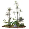 Simulação Floresta Tropical Combinação de Plantas Biônicas Grande Paisagem Planta Verde Falsa Paisagem Decoração de Piso Interno Exibição