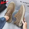 Zapatos Huili para hombre 2026 otoño zapatos casuales versátiles ligeros cómodos zapatillas de suela blanda estilo slip-on para hombre