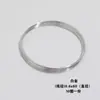 Alambre de memoria círculo alambre de hierro círculo pulsera círculo pulsera de cuentas semillas hilo para la mano anillo para la mano diy accesorios de joyería hechos a mano materiales