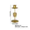 Candelabros retro de hierro forjado de estilo europeo transfronterizo, adornos creativos para el hogar, decoración para colgar en la pared, velas, decoración de ambiente romántico