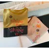 Camiseta Informal Bordada de Alta Densidad de Fibra Natural de Lino Floral Zhangzhang 3/28