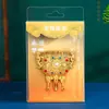 Ímã de Geladeira Original Metal Dourado Taça Imortal Ornamento Dinastia Qing Qianlong Taça de Vinho Museu Souvenir de Viagem