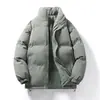 Ventas Directas de Fábrica Aoleige Moda Casual Nueva Invierno 2025 Gruesa Cuello Alto Corta Algodón Cálida Chaqueta