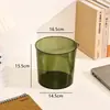 Lixeira de Mesa Transparente Balde de Armazenamento Nórdico Acrílico Criativo Sala de Estar Cozinha Quarto Simples Cesto de Lixo Doméstico