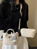 Bolso de mano simple de moda estilo coreano para mujer, nuevo bolso cesta vintage primavera 2026, bolso cubo, bolso de hombro y bandolera