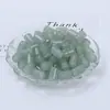 Cuentas Sueltas Cilíndricas de 8*12mm Cristal de Vidrio Imitación Jade Tubos de Vidrio Material para Pulseras Hechas a Mano DIY Accesorios de Joyería