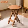 Taburete de cocina multifuncional para uso doméstico, taburete plegable, taburete escalera de tres peldaños, portátil, engrosado, taburete pequeño, taburete de bar