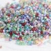 Miçangas de arroz de vidro proteico preenchidas com prata 3mm Dongbao toho feitas à mão diy pulseira colar brincos material de acessórios de joalheria