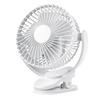 Ventilador Pequeño Recargable por USB Dormitorio de Estudiantes Oficina en Casa Clip de Escritorio Doble Uso Larga Duración de Batería Viento Fuerte Silencioso Portátil