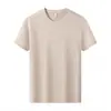 Camisetas Frescas y de Secado Rápido con Impresión de Logo Personalizado, Ropa de Trabajo Deportiva de Manga Corta y Cuello Redondo para Maratones, Camisetas Publicitarias Culturales