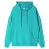 M 016 300g cor sólida gola de terry ombro caído com capuz moletom coletes de bolso camiseta uniforme de classe uniforme de grupo logo