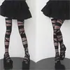 Nuevo Estilo Medias de Tira Largas Hasta la Rodilla Medias Lolita Cruz Irregular Largas Hasta la Rodilla Medias de Chicas JK