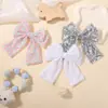 Pinza para el pelo popular transfronteriza con lazo de lentejuelas para niños, versátil para todas las estaciones, accesorio para el pelo de actuación y baile para niñas, accesorio para la cabeza de bebé