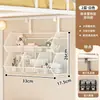 Estante de almacenamiento de cocina multicapa para dormitorios, gran capacidad, no requiere perforación, montado en la pared, para almacenar bocadillos y verduras