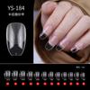 Unhas Transparente Semi-Fosca Novo Estilo, Sem Marcas, Sem Arranhões, Unhas Postiças Estendidas, Leves e Finas, Full-Stick, Half-Stick Unhas Usáveis