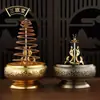Soporte para espiral de incienso de sándalo, porta incienso para templo de uso doméstico, soporte para espiral de incienso de sándalo, porta incienso de áloe, bandeja para incienso repelente de mosquitos