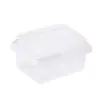 Caja de embalaje cuadrada transparente para hornear, caja engrosada de grado alimenticio para ensalada de frutas, caja de embalaje para llevar de pastel y postre al por mayor