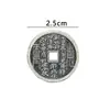 Moneda antigua moneda de cobre vintage latón puro agujero cuadrado fantasma de montaña gastar dinero chisme gastar dinero cansado de ganar moneda colgante estilo chino nuevo