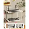 Estante para router sin taladrar agujeros, estante de almacenamiento para pared para sala de estar, caja de almacenamiento wifi, soporte de pared para decodificador de TV