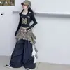 Conjunto de Primavera y Otoño para Niñas 2026 Nuevo de Moda Genial Estilo Coreano Ropa de Baile de Jazz para Niños Mayores con Sentido del Diseño