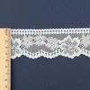 Borda de Renda de 4,5cm, Borda de Renda Elástica Tricotada por Trama, Acessórios de Borda de Renda para Lingerie e Roupas, Estoque Pronto de Fábrica