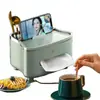 Caja de pañuelos creativa de alta gama para la sala de estar, caja de almacenamiento de controles remotos para la mesa de café, adorno de escritorio para el hogar de lujo ligero con un sentido de lujo y sofisticación