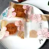 Bolsa de empaque para galleta crujiente de leche y jujube hecha a mano pura, bolsa autosellante para galleta crujiente de yema de pastel de luna, galletas pequeñas, dulces, galletas, papel de turrón