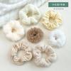 Goma para el pelo de niña con encaje de doble capa resistente, accesorio para el pelo de encaje fresco y delicado para niñas, coletero de princesa floral