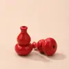 Colgante de Calavera de Cinnabar de Alto Contenido con Patrón de Nube Propicia para el Año de Nacimiento, Cuentas Sueltas para Joyería DIY, Venta al por Mayor