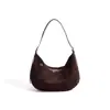 Nova Bolsa de Bolinho em Couro Fosco Outono/Inverno 2026, Bolsa de Ombro de Luxo Leve de Alta Qualidade, Bolsa Transversal Casual Nicho para o Dia a Dia