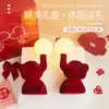 Lámpara de Noche Festiva Linda Creativa Lámpara Larga Sala de Estar Dormitorio Artesanías de Resina Adornos Regalo de Boda