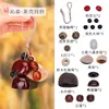 Sino de Vento Natural de Casca de Fruta Ornamento Pendurado 2026 Novo Modelo Sino de Vento Artesanal Cura Sonora Sino Pendurado Pingente de Carro Ornamento Acabado para Mochila