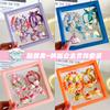 Nuevo Pulsera Infantil Sanrio Kuromi Set Caja de Regalo Anillo de Princesa Regalo para Niñas Aretes para Bebé Caja de Joyería