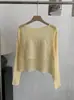 Cárdigan de Punto Hueco de Manga Larga Omalai 2026 Primavera/Verano Ropa Exterior de Moda Holgada con Hermoso Diseño en la Espalda 6619
