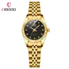 Relojes para hombre y mujer, relojes de pulsera de negocios impermeables, relojes transfronterizos para mujer y hombre, relojes dorados para pareja