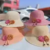 Sombrero de Paja de Ala Ancha Versátil de Verano para Mujer, Sombrero de Playa, Sombrero de Protección Solar, Sombrero de Sol de Paja